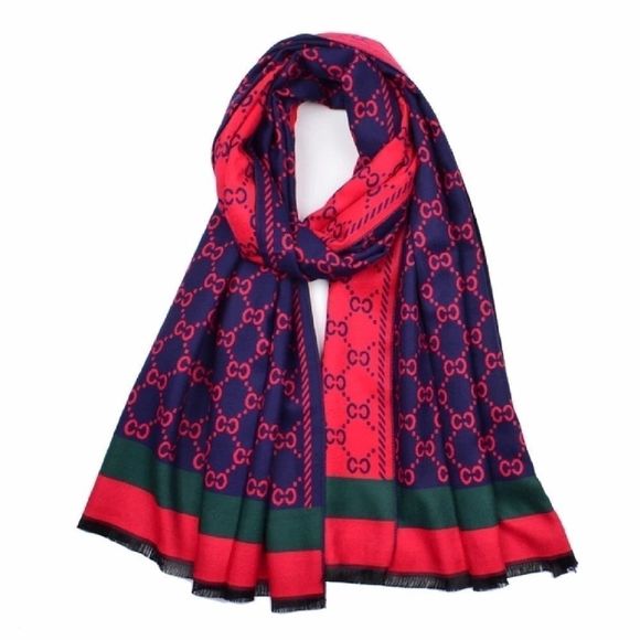 Reversible large Soft Cozy cashmere/Pashmina - Picture 5 of 5